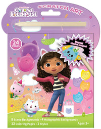 Peinture à gratter Gabby's Dollhouse Collection