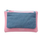 Pochette denim motif cœur coloré Colorful Heart Series