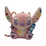 Pendentif peluche 13 cm Angel peintre assis Disney Stitch Collection