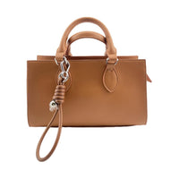 Sac à main classique avec breloque nœud marron Knot Series