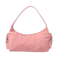Sac bandoulière 3 poches rose Three Pocket Series