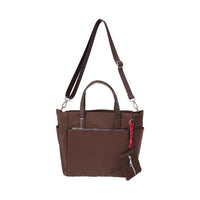 Sac bandoulière marron avec mini-sac intégré Mini Bag Series