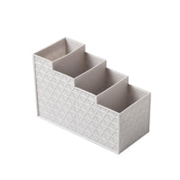 Boîte de rangement trapézoïdale 4 compartiments motif gaufré Waffle Series