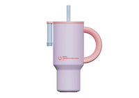 Bouteille acier double paroi avec paille violette 920 ml Double Series