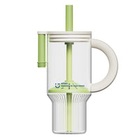 Bouteille avec paille blche 1000 ml Tritan Series