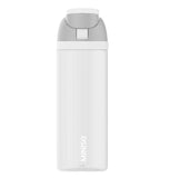 Bouteille Tritan avec paille et poignée 850 ml gris Sports Series