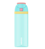 Bouteille Tritan avec paille et poignée 850 ml turquoise Sports Series