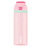 Bouteille Tritan avec paille et poignée 850 ml rose Sports Series