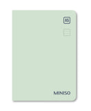 Cahier A5 96 feuilles vert menthe Simple Color Collection