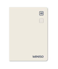 Carnet A6 relié 96 pages Beige Simple Color Collection