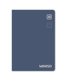 Cahier A6 96 feuilles bleu marine Simple Color Collection
