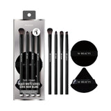 Pinceaux pour les yeux x6 Classic Black White Series