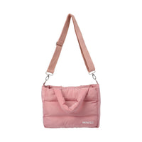 Sac bandoulière rose type duvet Bag Series