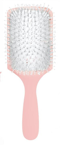 Brosse à cheveux massante à coussinet rose mat Comfortable Series