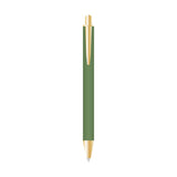 Stylo bille en cuir vert foncé Minimalism Retro Collection