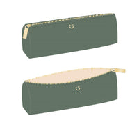Trousse papeterie vert foncé Minimalism Retro Collection
