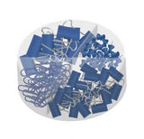 Ensemble de mini-papeterie de bureau bleu nuit Minimalism Retro Collection