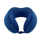 Coussin de cou mousse à mémoire de forme bleu marine Top 1 Collection