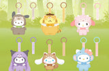 Blind box peluche vinyle Hello Kitty & ses amis Aventures Animals Series Sanrio