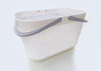 Panier en imitation rotin beige avec poignées Rattan Series