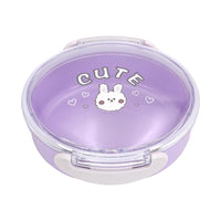 Boîte à déjeuner à motif dessin animé violette 380 ml Cartoon Series