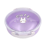 Boîte à déjeuner à motif dessin animé violette 380 ml Cartoon Series