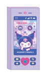 Ensemble de notes adhésives triples et bloc notes Kuromi Magic Party Collection Sanrio