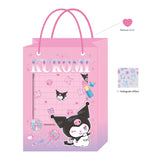 Sac cadeau avec fenêtre et marquage argenté B 30x43x18 cm Kuromi Magic Party Collection Sanrio