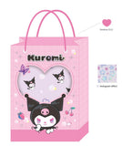 Sac cadeau avec fenêtre et marquage argenté A 25x35x18 cm Kuromi Magic Party Collection Sanrio