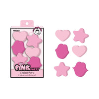 Éponges à maquillage double usage 6 pcs Pink Party Series
