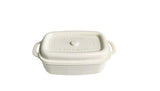 Boîte à déjeuner rectangulaire double anse blc cassé 800 ml Double Series