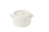 Boîte à déjeuner ronde double anse blc cassé 500 ml Double Series