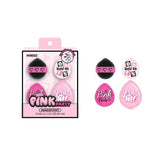 Eponge à maquillage 3pcs avec boîte de rangement Pink Party Series