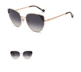 Lunettes de soleil œil de chat à monture dégradée F-144 Cat Eye Series