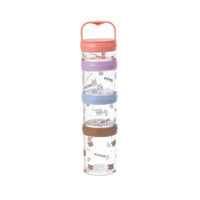 Boîtes alimentaires empilables avec poignées 4 pcs Animaux Stackable Series