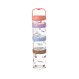 Boîtes alimentaires empilables avec poignées 4 pcs Animaux Stackable Series
