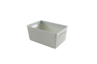 Panier de rangement carré vert L Twill Weave Series