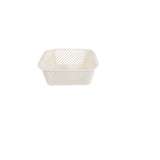 Panier de rangement rectangulaire blc cassé S Creamy Series