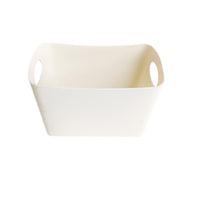 Boîte de rangement rectangulaire blanc L Solid Color Series