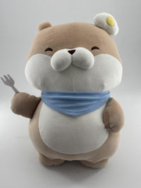 Peluche Loutre 35,5 cm debout avec son bandana Otter Series