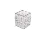 Boîte de rangement carrée avec couvercle Glacier Pattern Series