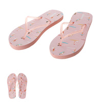 Tongs femme avec surfeurs Série Holiday rose 36