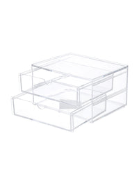 Rangement SDB tiroirs tansparents