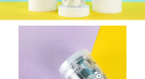Masque facial compressé au charbon de bambou avec bol