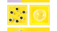 Masque facial compressé au charbon de bambou avec bol