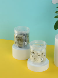 Masque facial compressé au charbon de bambou avec bol