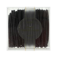 Boîte d'élastiques noirs X40 Hair ties