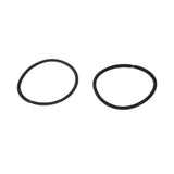 Boîte d'élastiques noirs X40 Hair ties