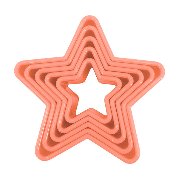 Emporte pièce forme étoile orange