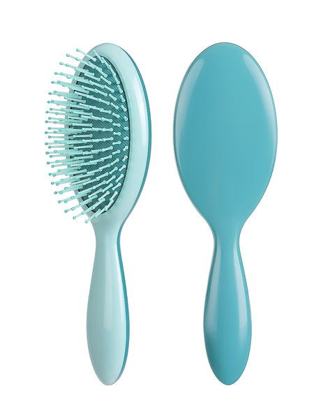 Brosse à cheveux coussin verte